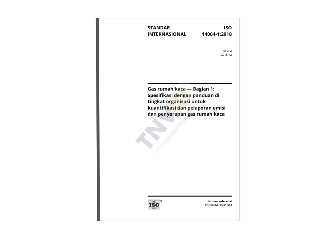 TNVID Standar ISO 14064-1;2018