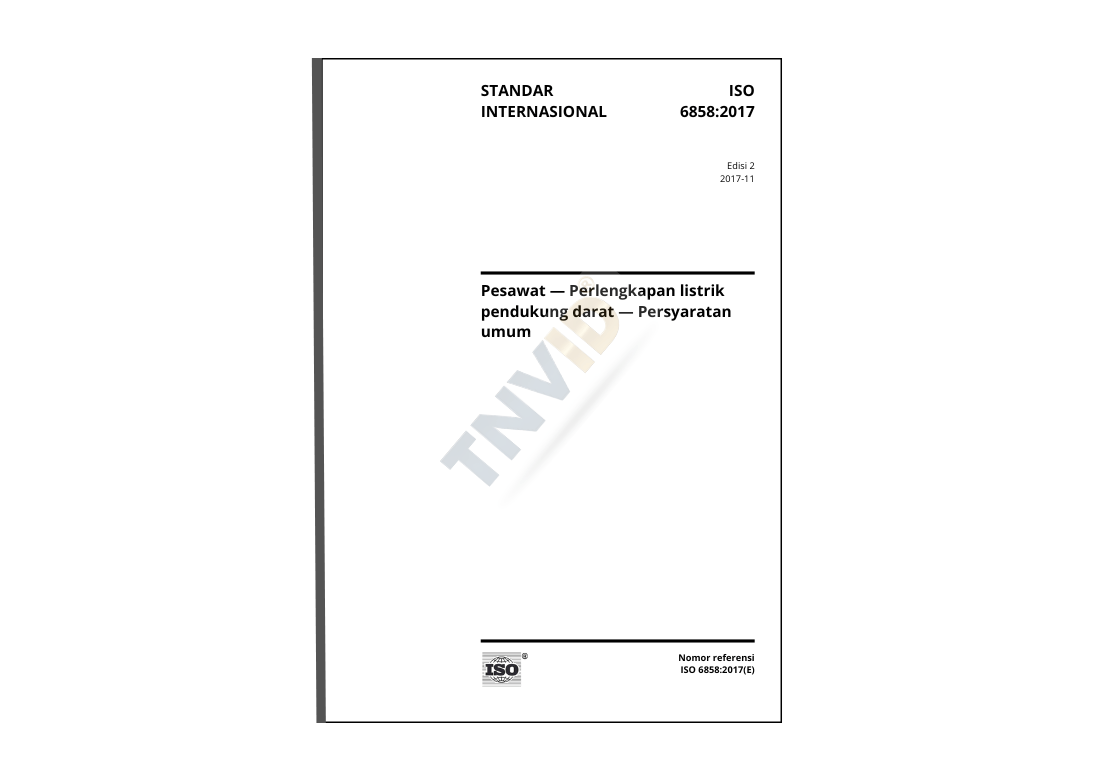 TNVID Standar ISO 6858;2017
